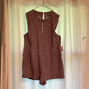 free people romper, NWT